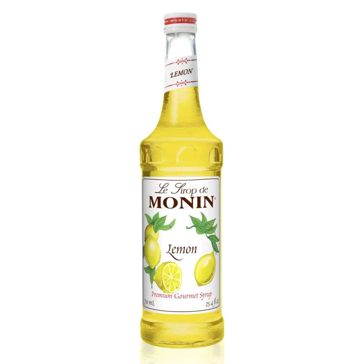 Bouteille de Sirop Citron Monin 750 ml sans gluten pour limonades, cocktails et sodas