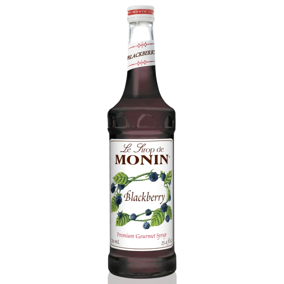 Bouteille de sirop de mûre Monin 750ml pour cocktails et boissons sucrées