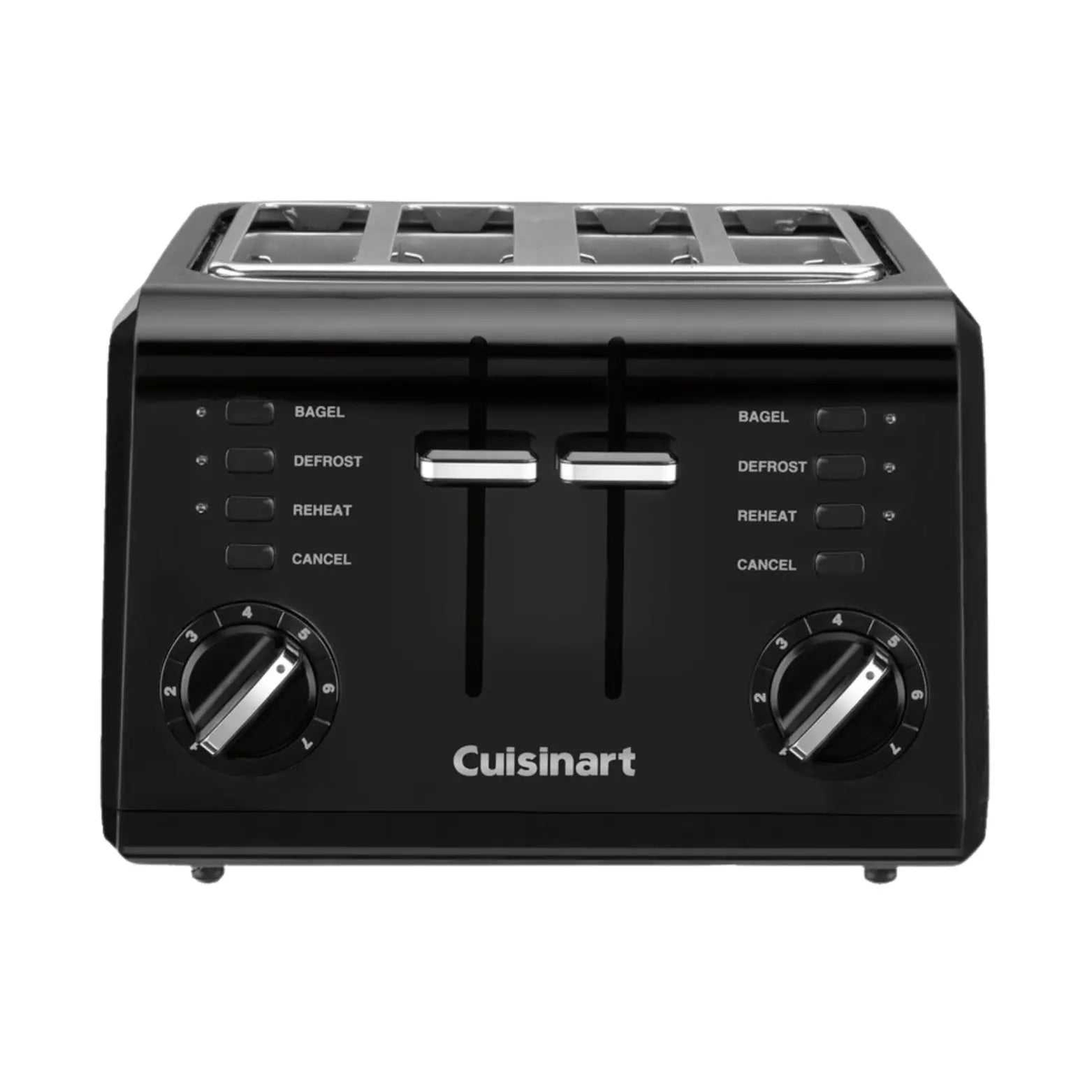 Grille-pain compact 4 tranches Noir - Cuisinart Cuisinart