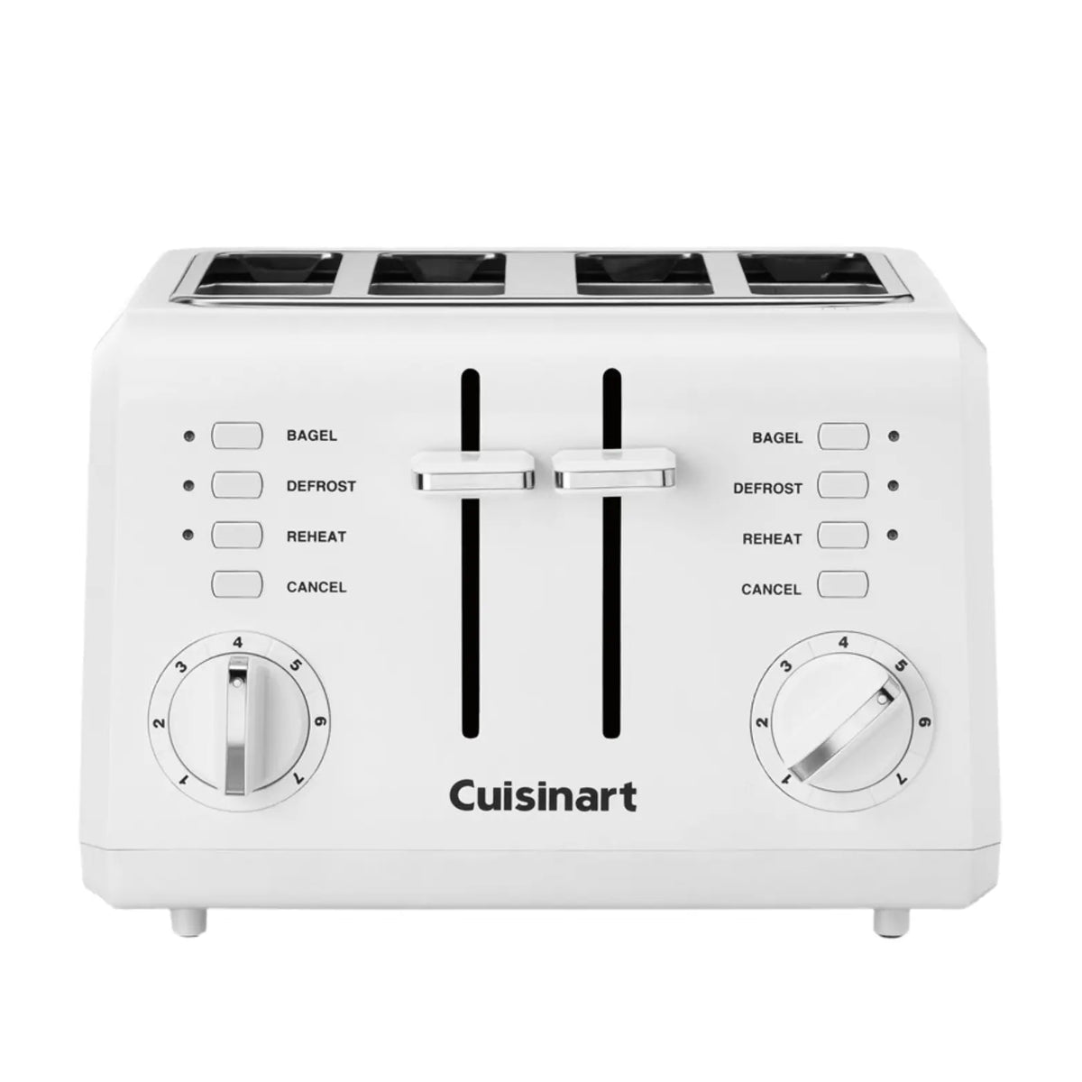 Grille-pain compact 4 tranches blanc - Cuisinart Cuisinart