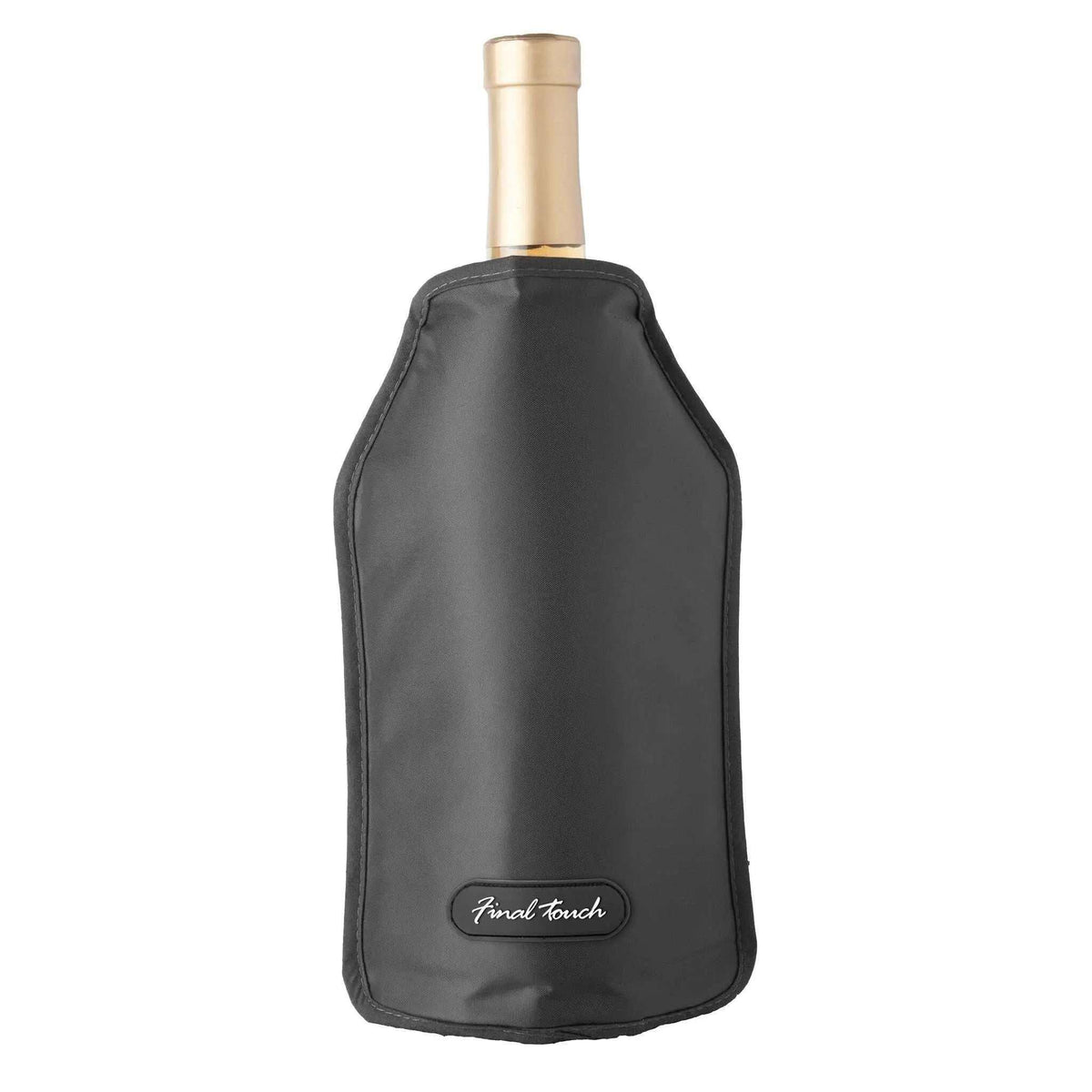 Sac refroidissant vin noir pour bouteille 750 ml avec packs de gel congelables et nylon résistant aux fuites