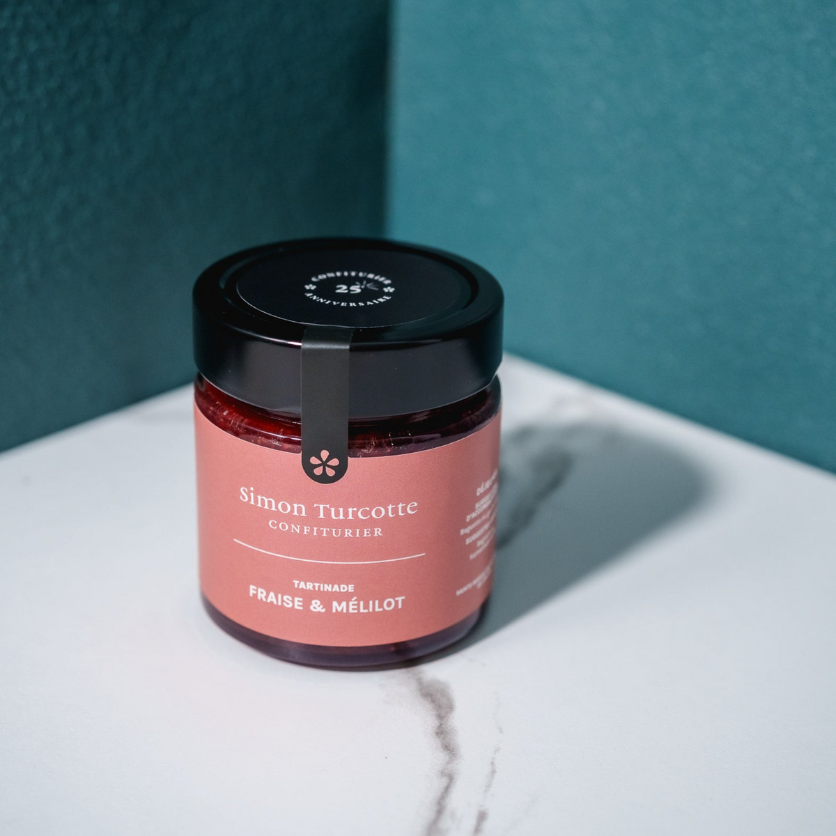 Confiture fraise et mélilot 212 ml - Simon Turcotte Confiturier Simon Turcotte Confiturier