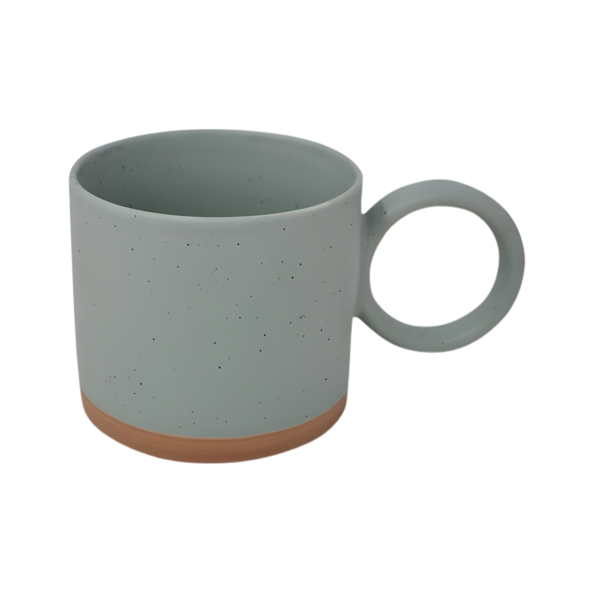 Tasse à poignée ronde verte Nostalgia