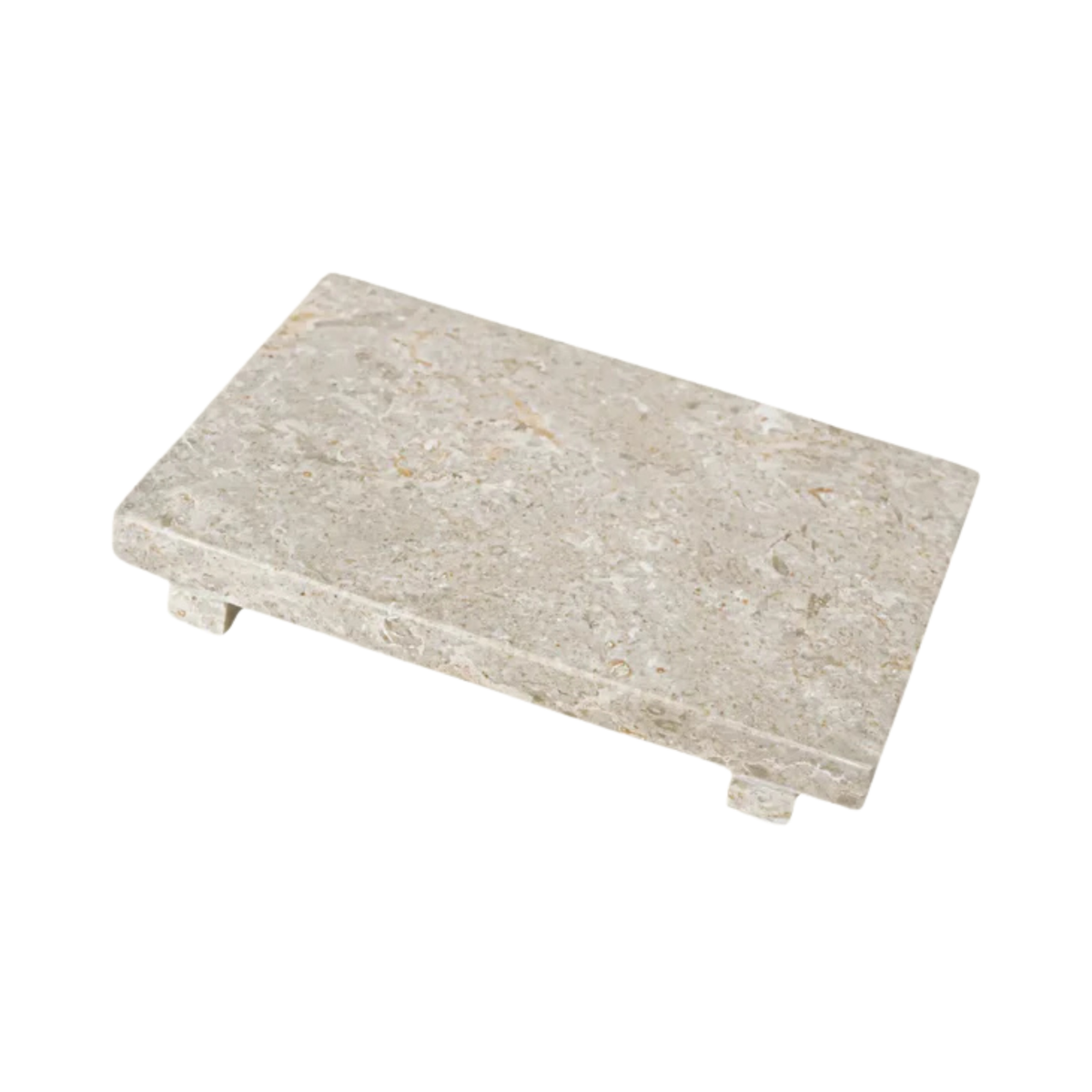 Plateau en marbre crème 27 cm - Crusoë Crusoë
