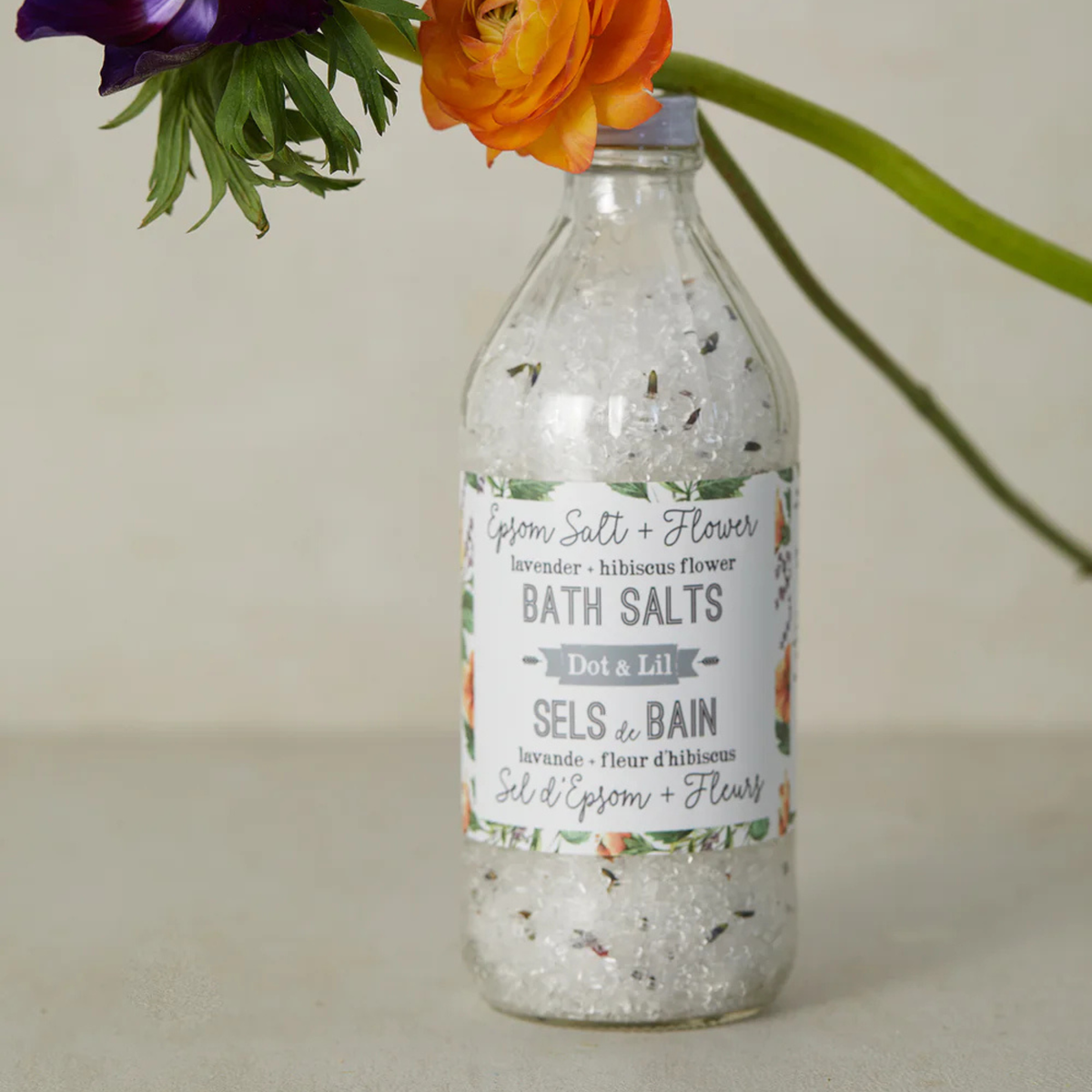 Sel de bain Lavande et fleur d'hibiscus - Dot & Lil Dot & Lil