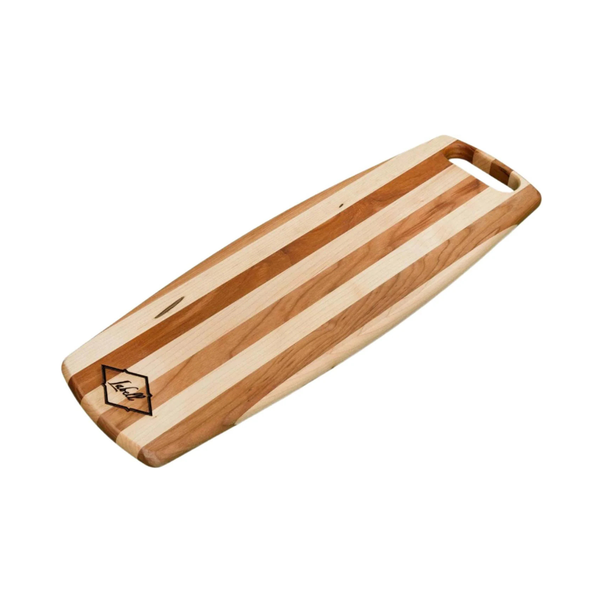 Planche de service en bois d'érable et cerisier 45 x 21 cm - Labell Labell