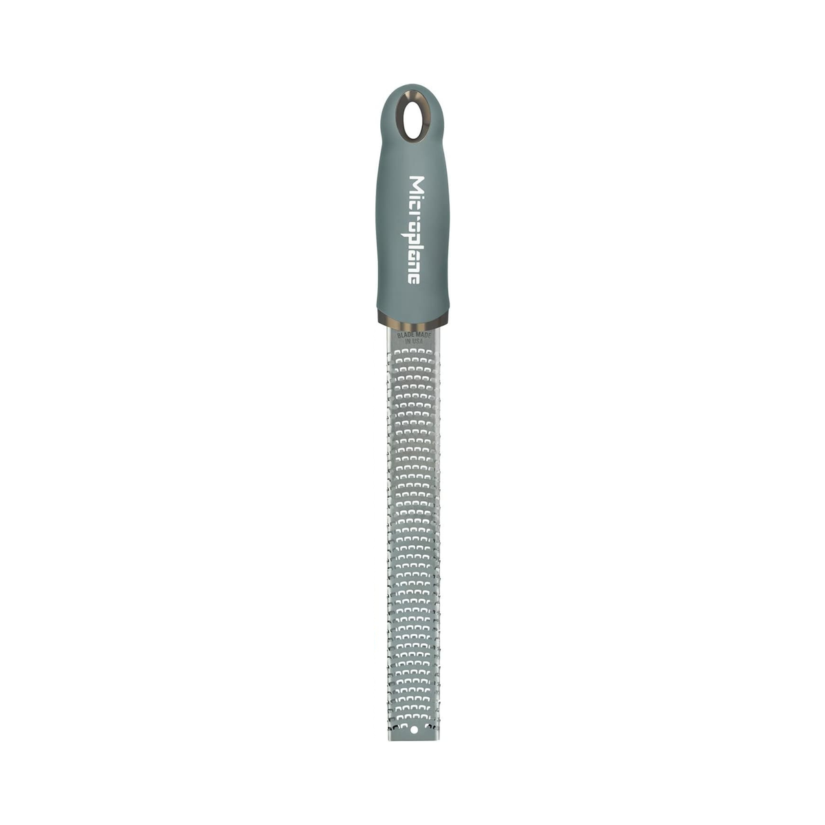 Râpe zesteur microplane verte en acier inoxydable pour agrumes et épices