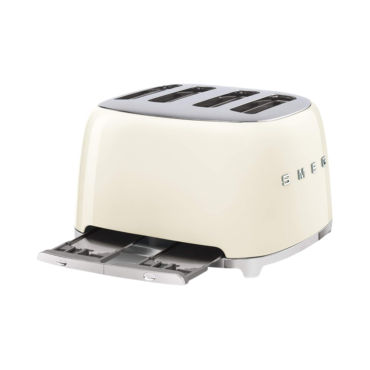 Grille-pain Deluxe 4 tranches Crème - Smeg Smeg
