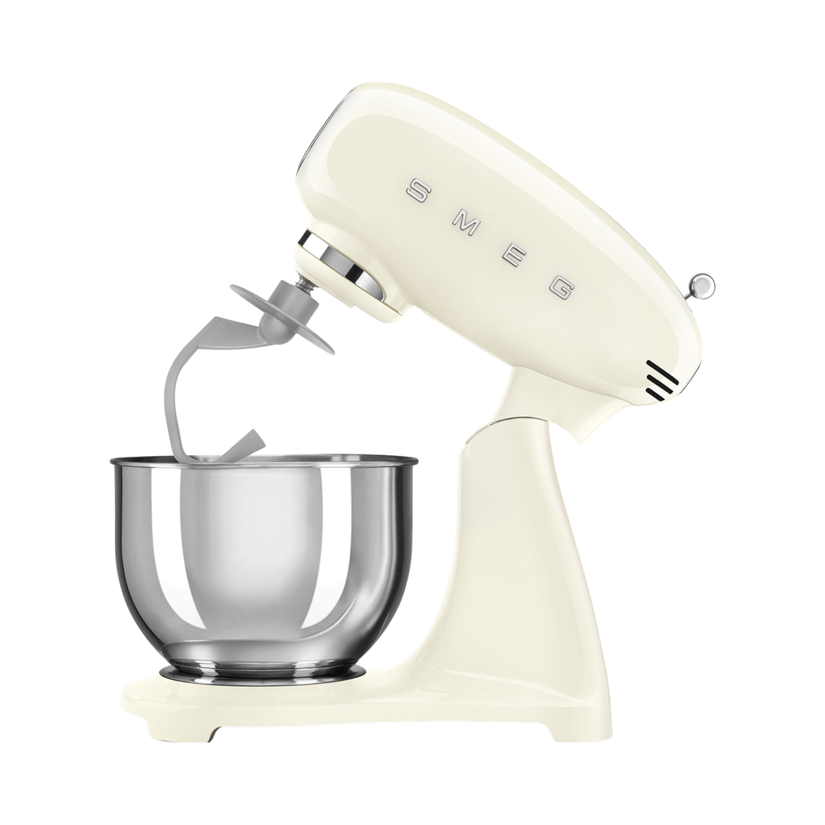 Batteur sur socle à tête inclinable Crème 5 pintes - Smeg 