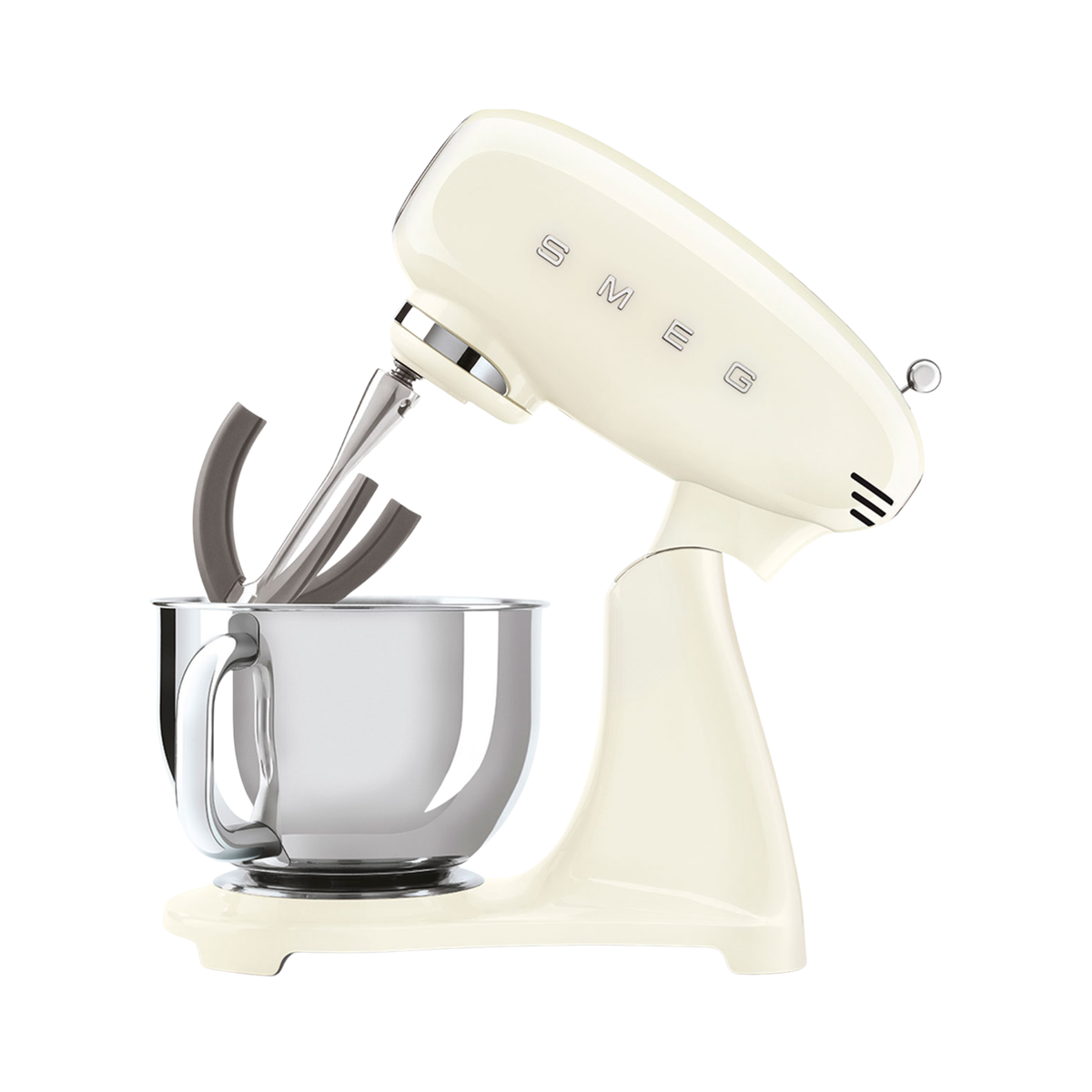 Batteur sur socle à tête inclinable Crème 5 pintes - Smeg 