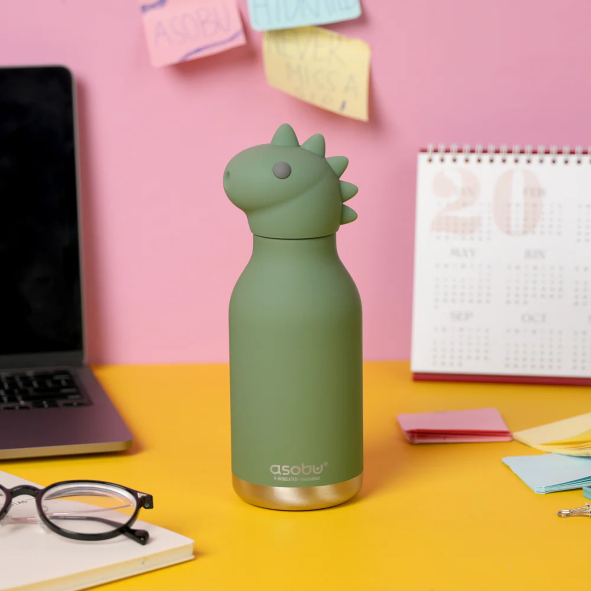 Dinosaur Water Bottle 460 ml - Asobu