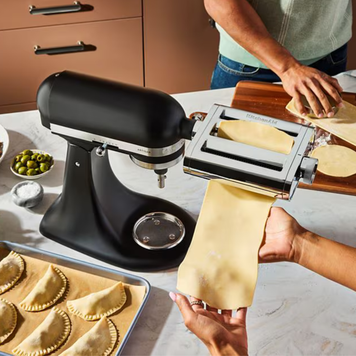 Extension à pâtes en acier inoxydable 3-en-1 - KitchenAid