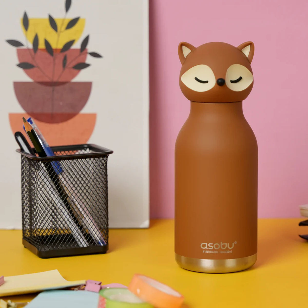 Asobu Fox 460ml Water Bottle