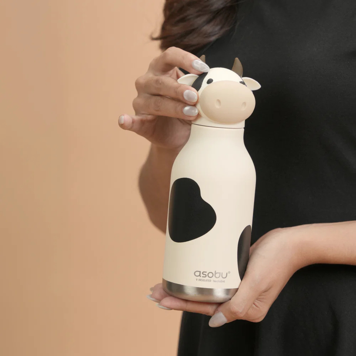 Bouteille d'eau Vache 460 ml - Asobu