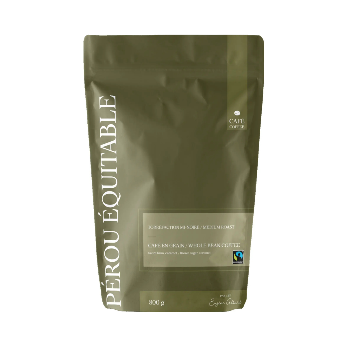 Café en grains Pérou équitable 800 g - Eugène Allard