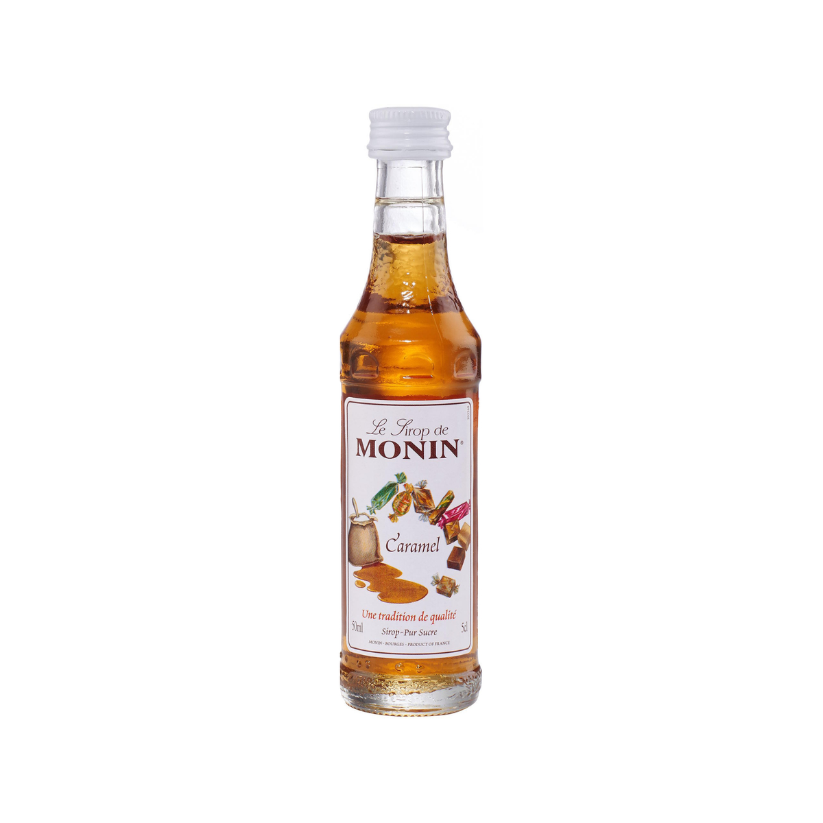 Mini sirop Caramel 50 ml - Monin