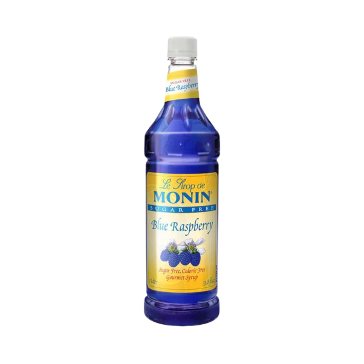 Sirop Framboise bleue sans sucre 1 L - Monin