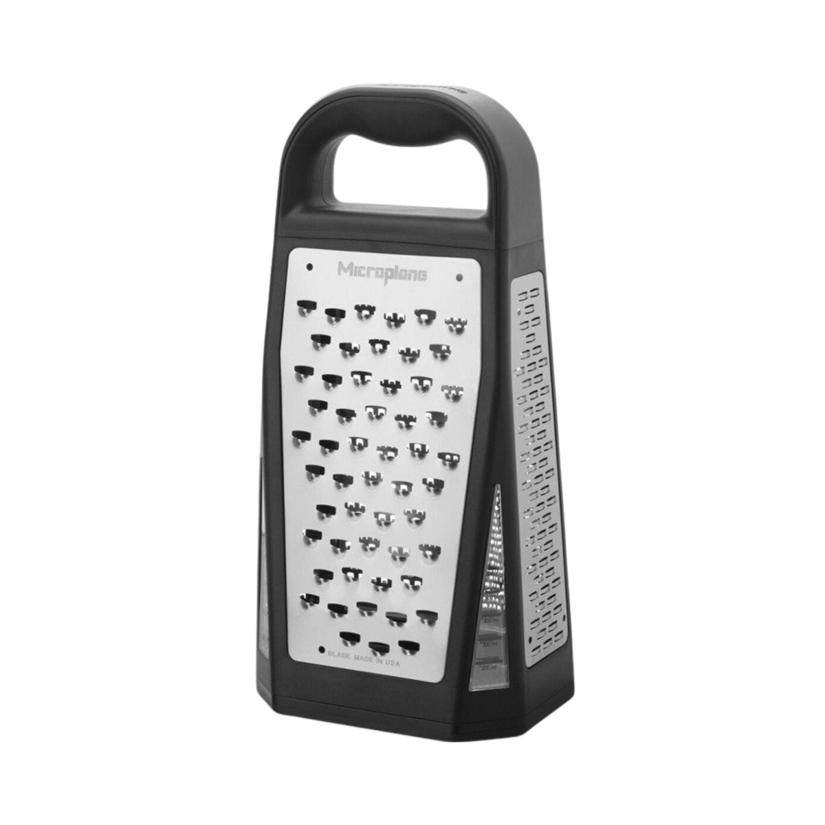 Elite Five-Blade Stainless Steel Grater - Black - Microplane