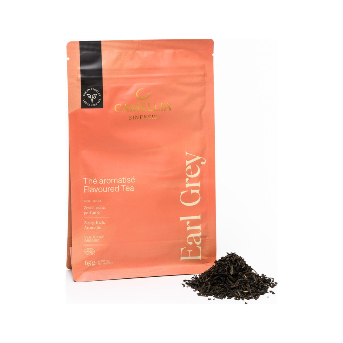 Thé aromatisé Earl Grey biologique 65 g - Camellia Sinensis