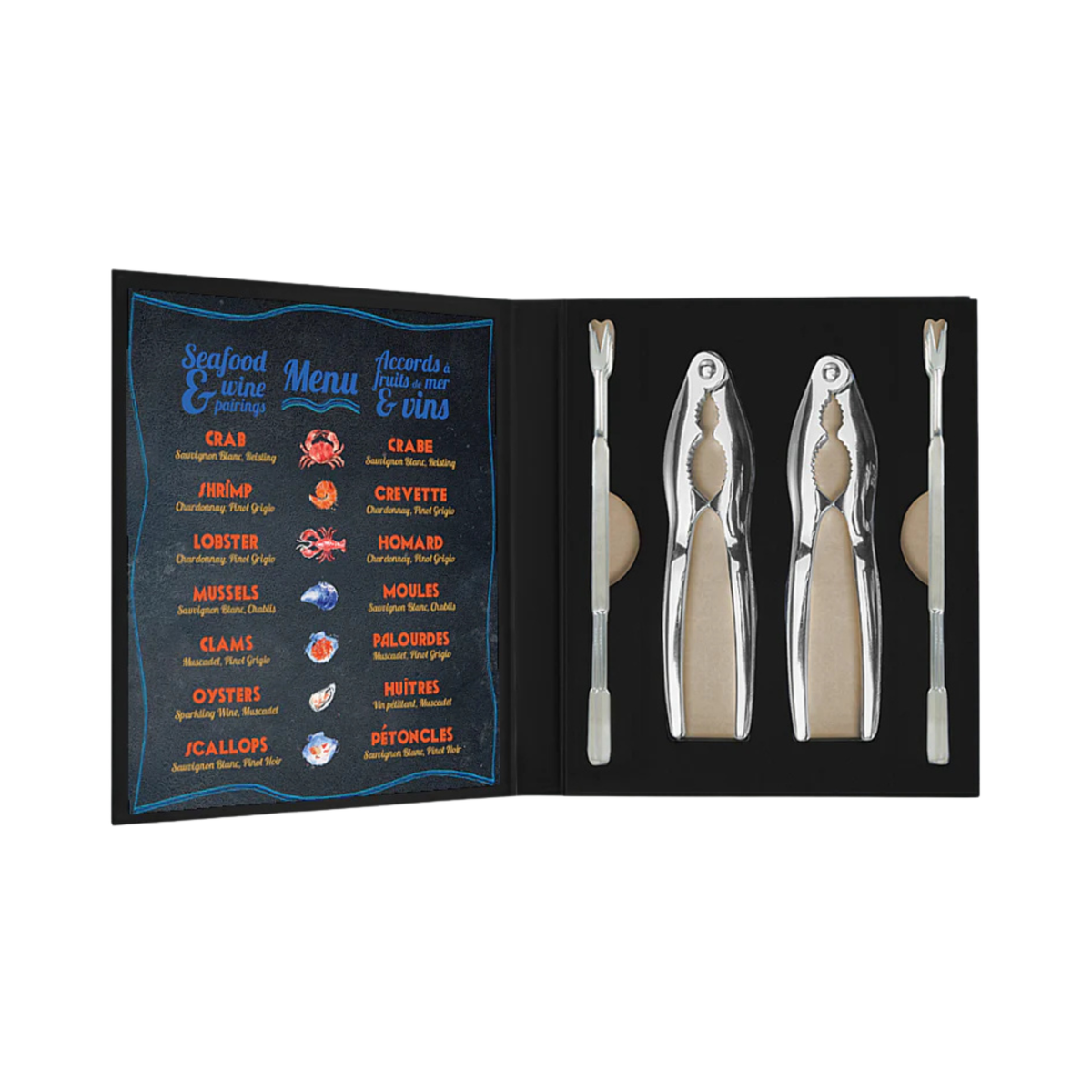 Ensemble d'outils à fruits de mer 8 pièces - Danesco