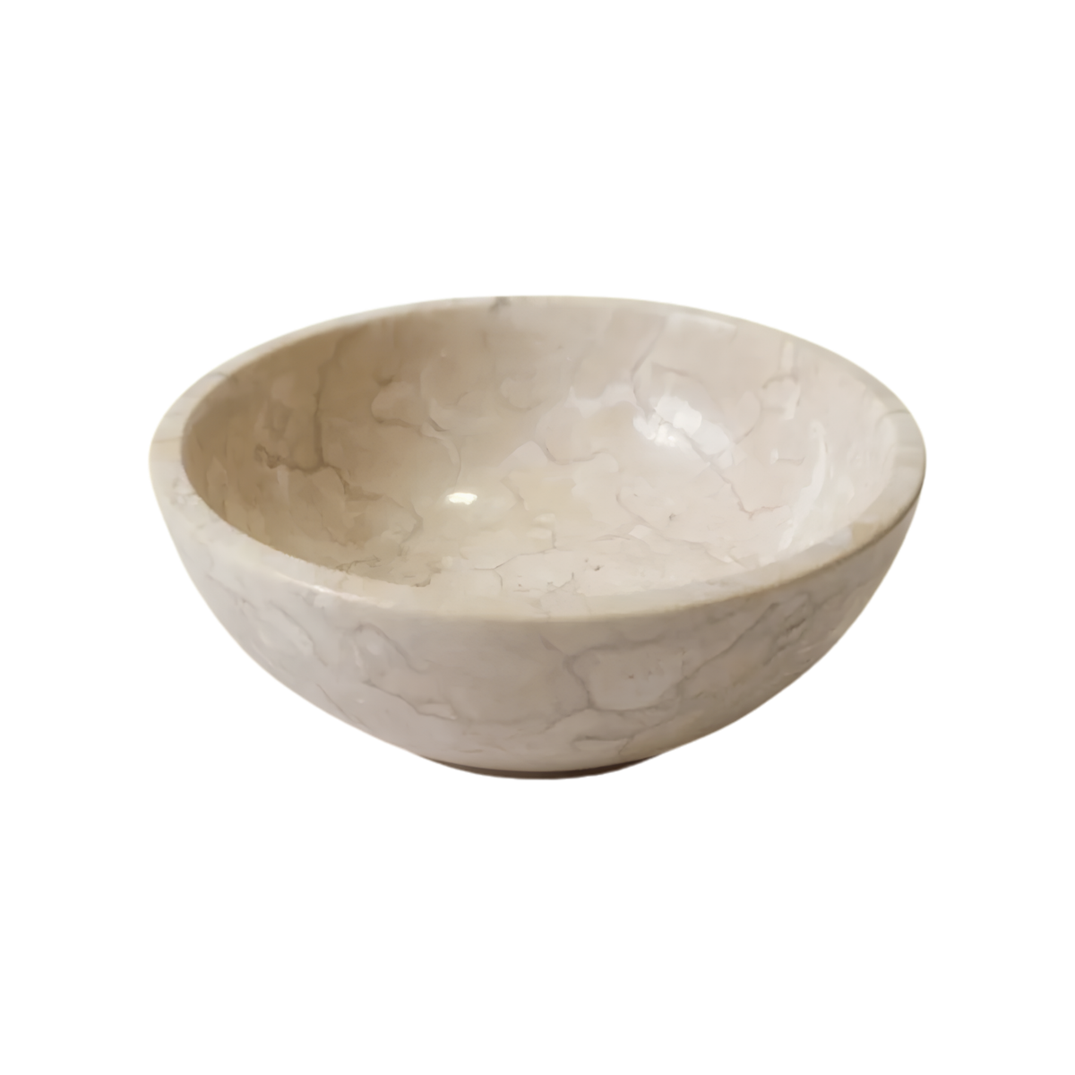 Bol en marbre crème 15 cm - Crusoë