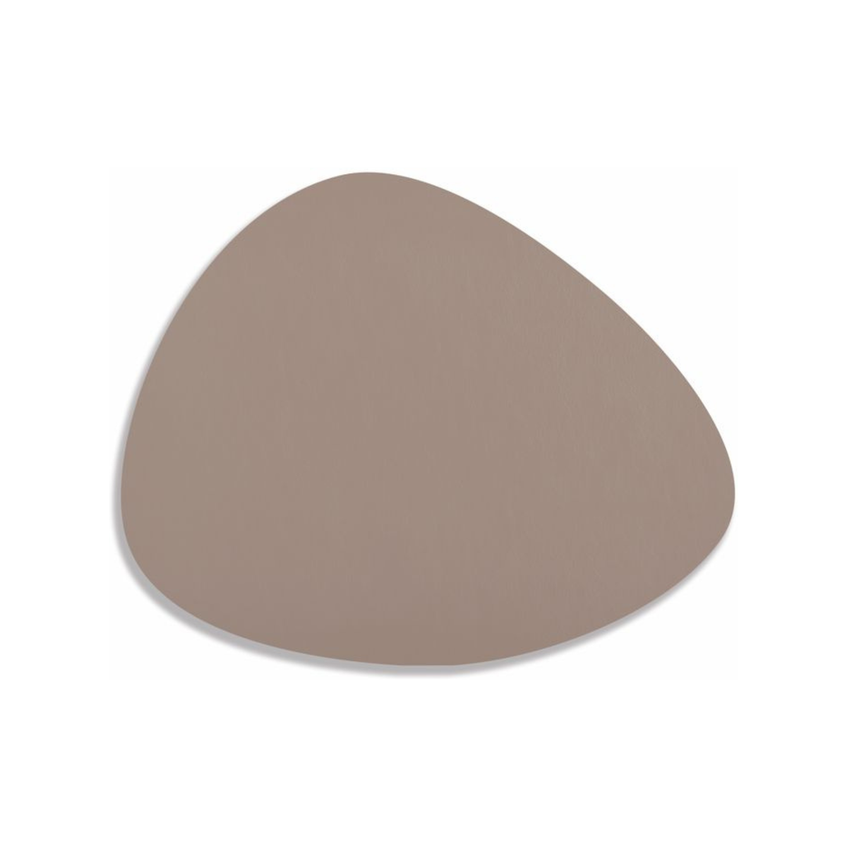 Napperon en cuir taupe 44,5 cm - Danesco