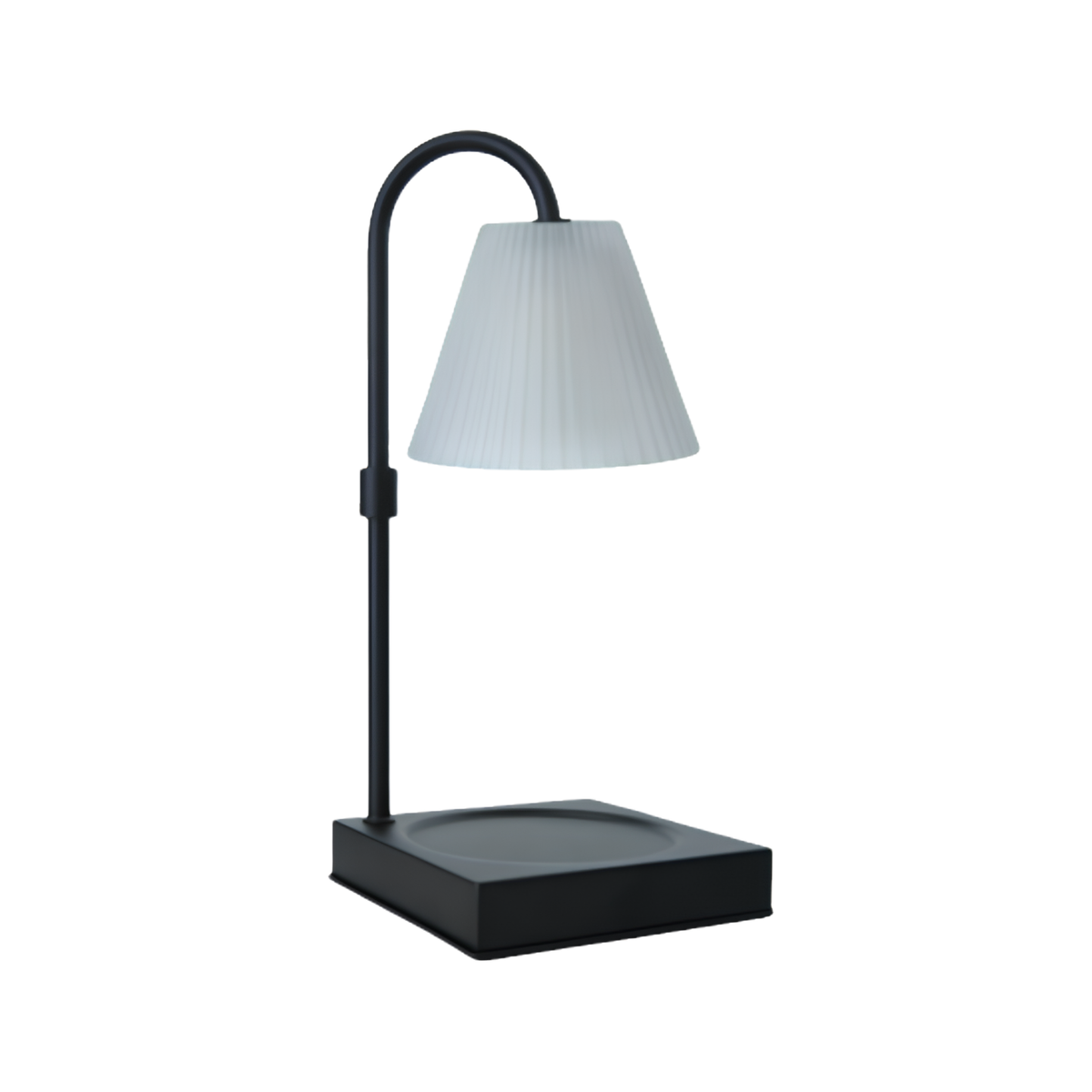 Lampe chauffe-bougie Lumière noire et blanche