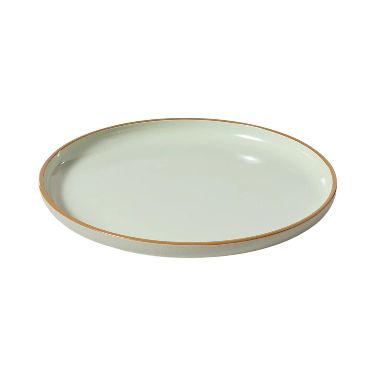Assiette à dîner PET vert 27,5 cm - Ricardo