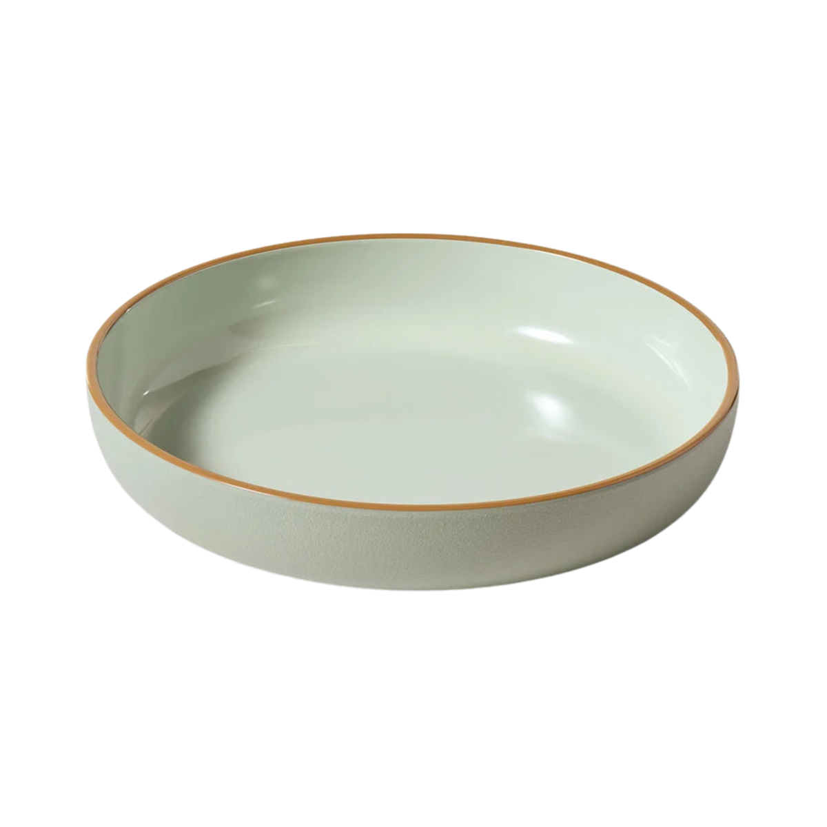 Assiette profonde PET vert 21 cm - Ricardo