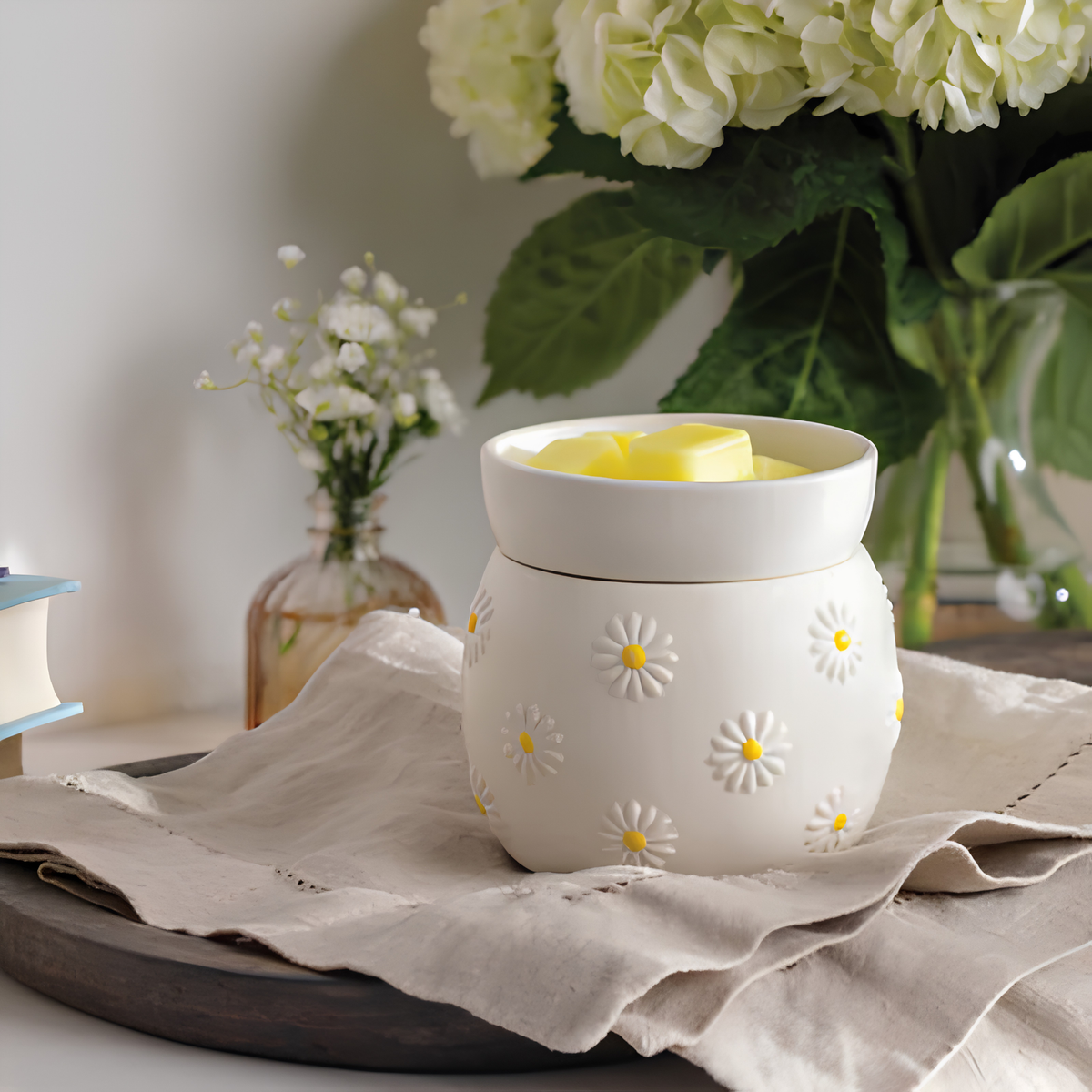 Diffuseur de cire 2-en-1 Marguerite
