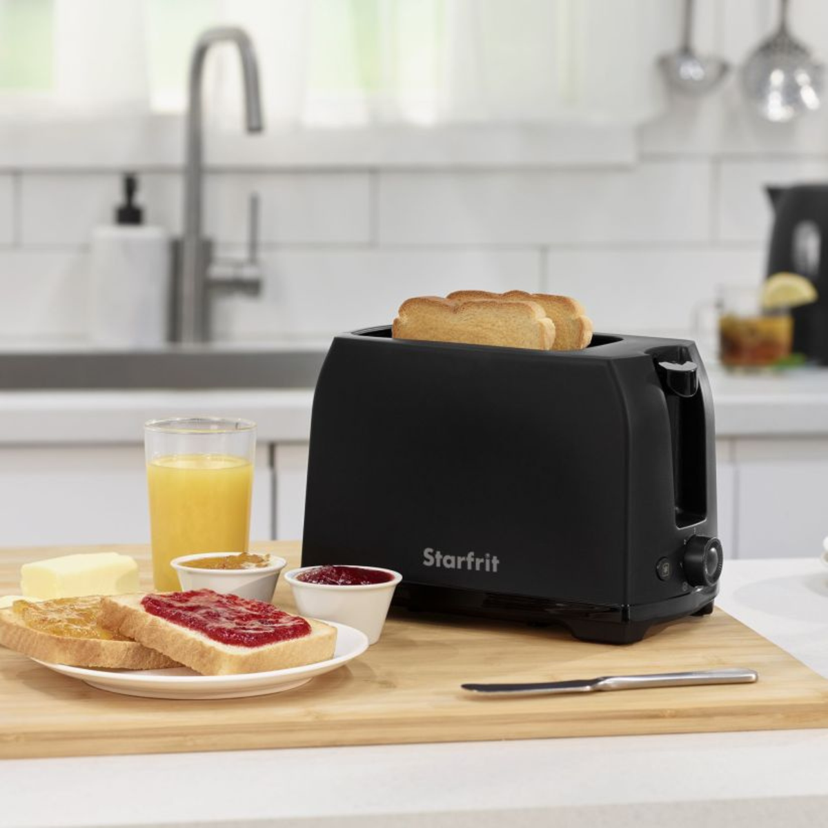 Grille-pain 2 tranches Alston noir mat  - Starfrit