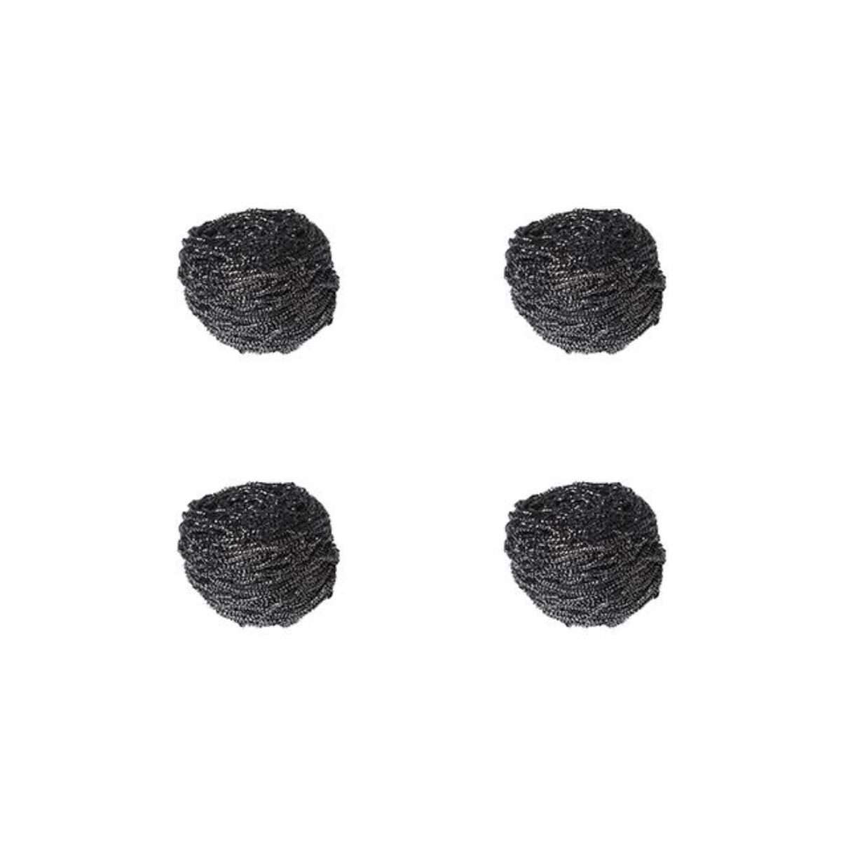 Ensemble de 4 boules en inox pour nettoyage de plancha - ENO