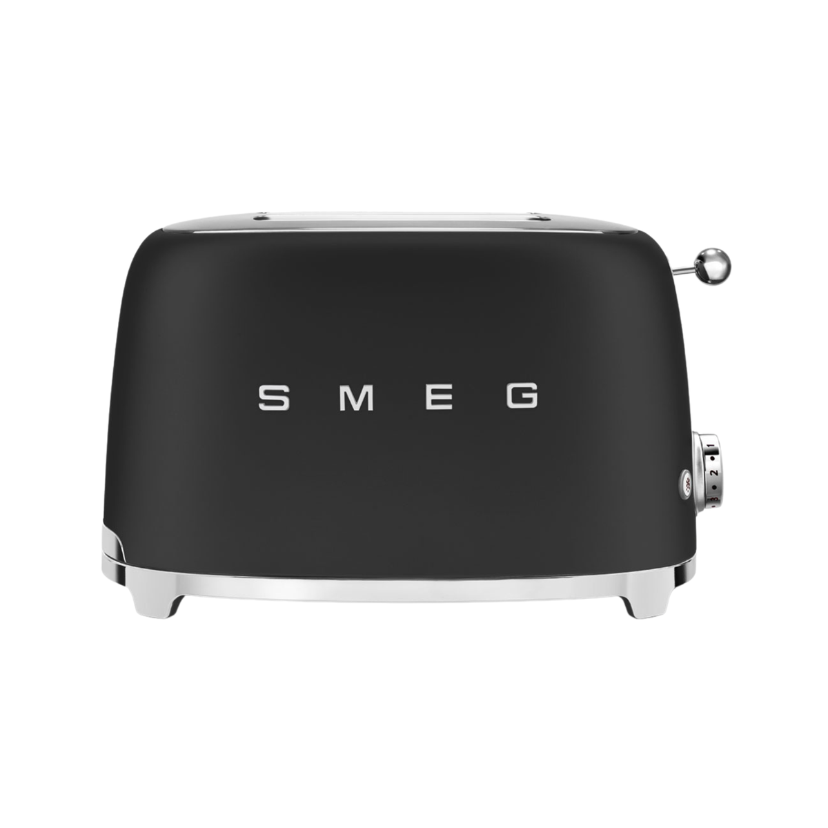 Grille-pain Deluxe 2 tranches Noir Mat - Smeg