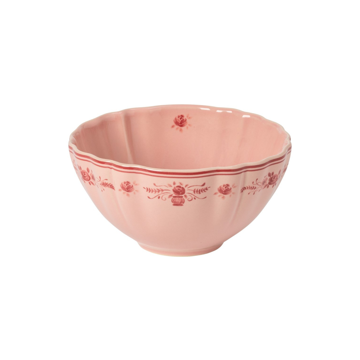 Bol à soupe Vila rose et rouge 16 cm