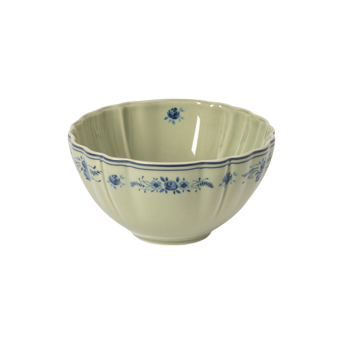 Bol à soupe Vila olive et bleue 16 cm