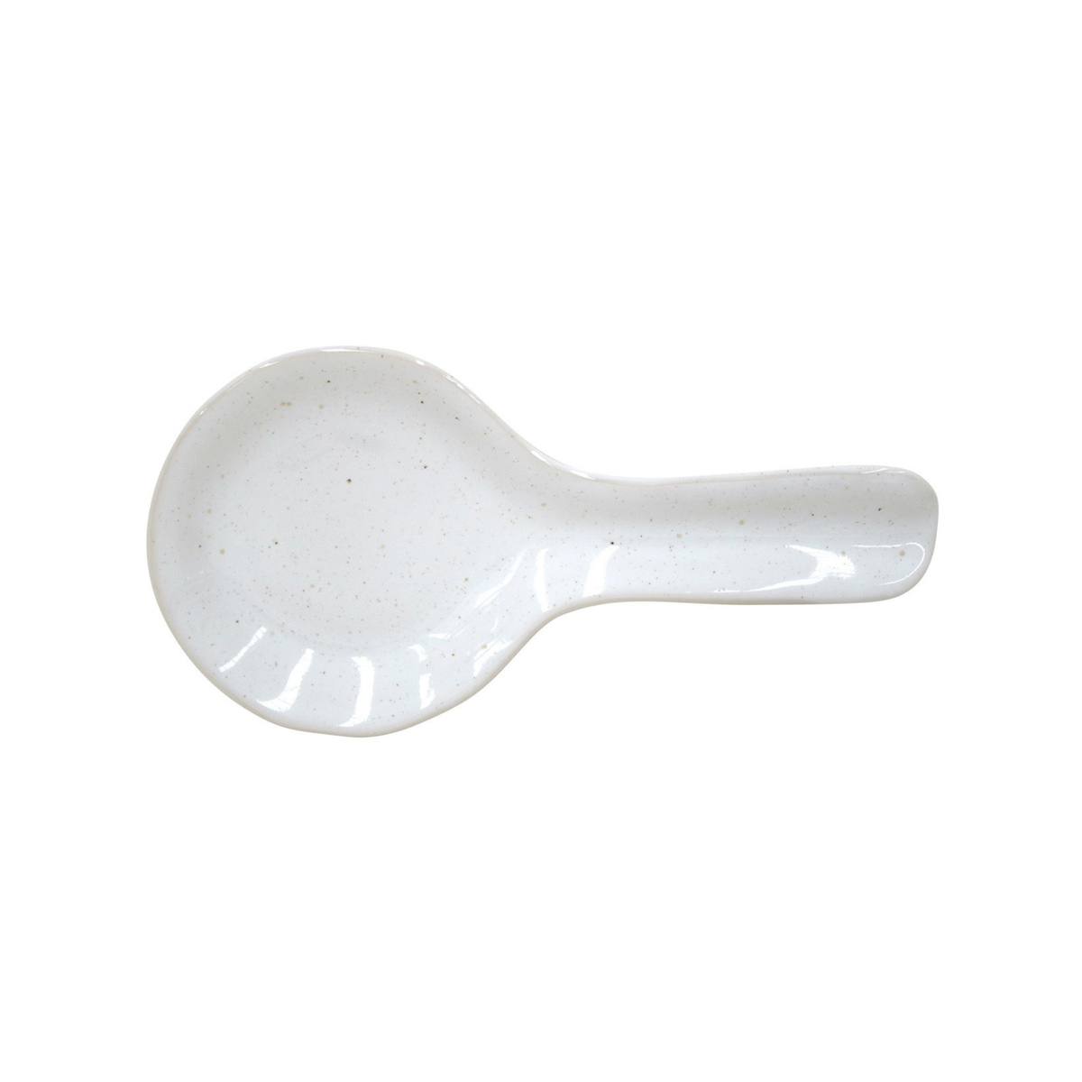 Repose-cuillère en grès Fattoria blanc 23 cm - Costa Nova