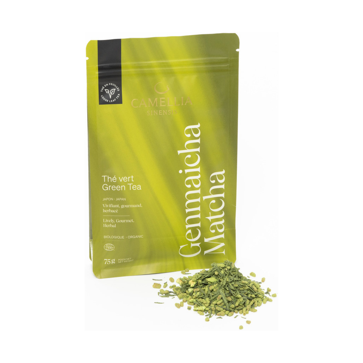 Matcha Genmaicha biologique 75 g - Camellia Sinensis