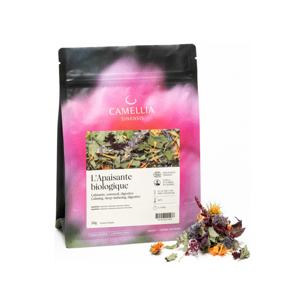 Tisane L'apaisante biologique 20 g - Camellia Sinensis