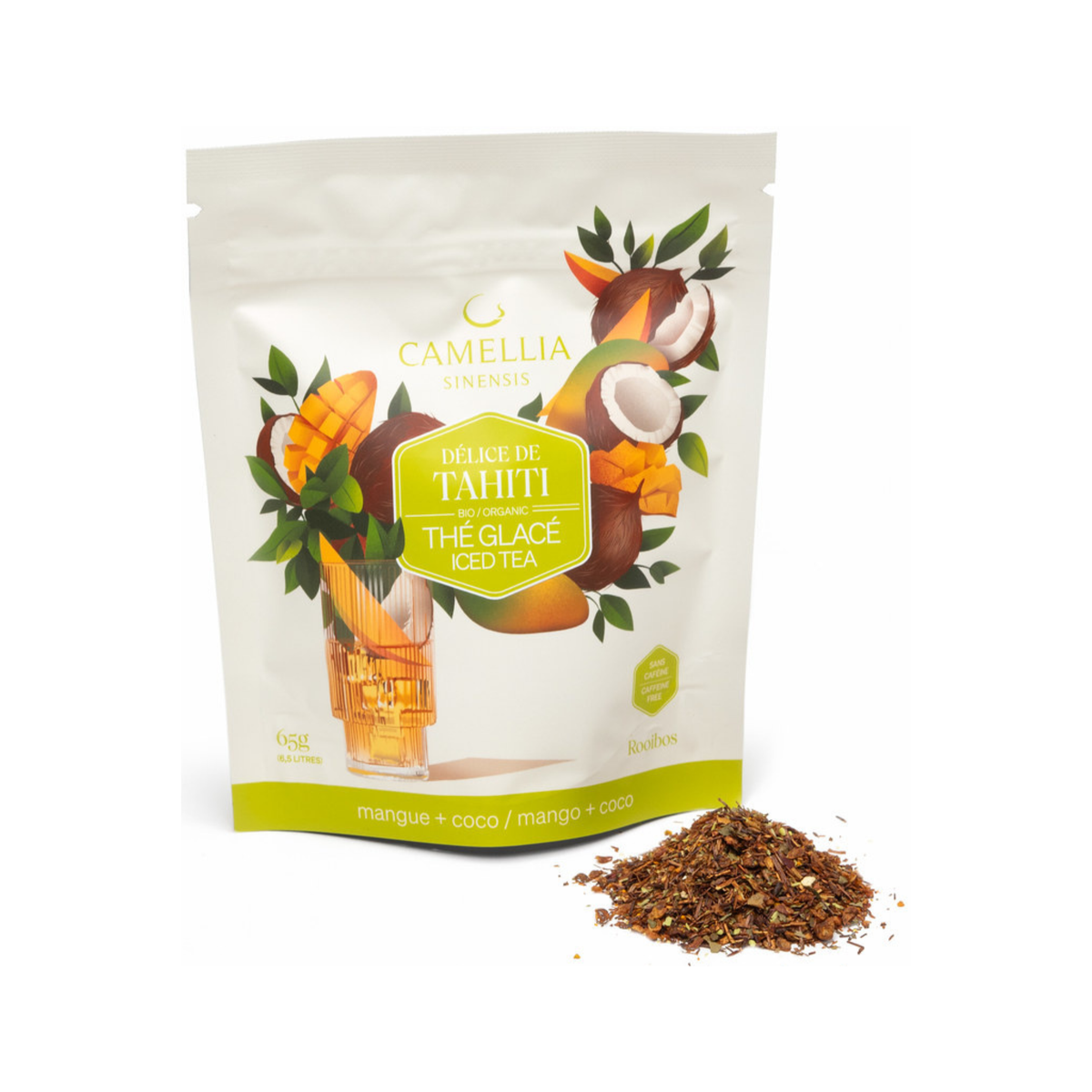 Thé glacé Délice de Tahiti biologique 65 g - Camellia Sinensis