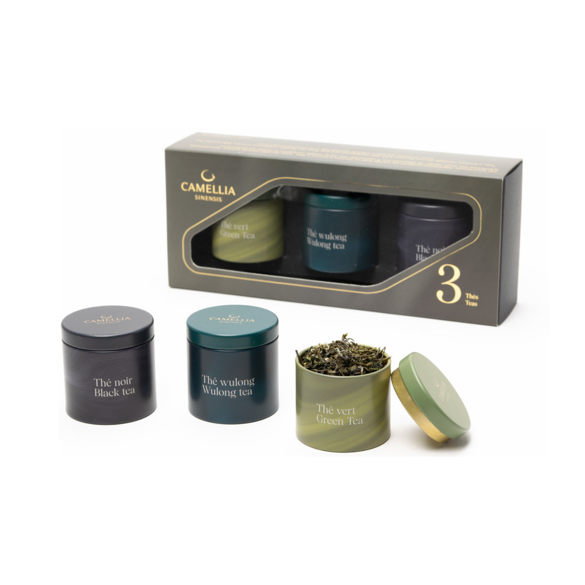 Assortiment découverte de 3 thés - Camellia Sinensis
