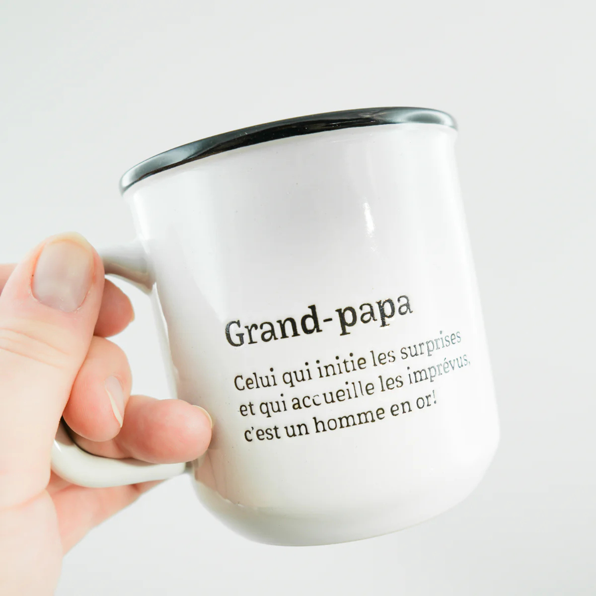 Tasse intérieur coloré "Grand-papa" 560 ml - Ko&Co