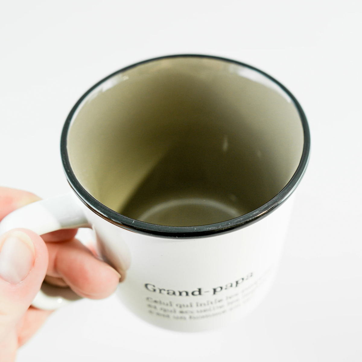 Tasse intérieur coloré "Grand-papa" 560 ml - Ko&Co