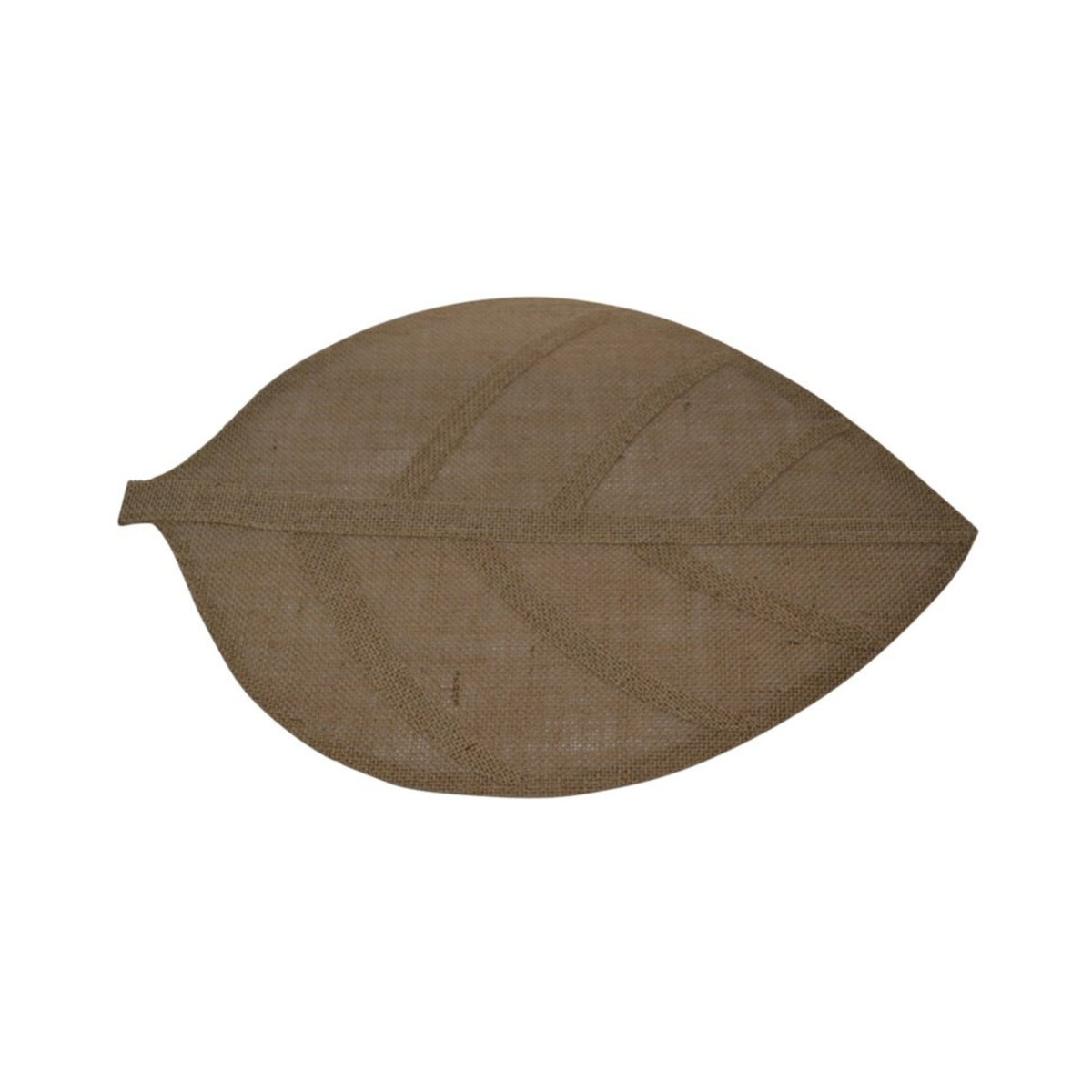 Napperon effet lin Feuille 38 cm