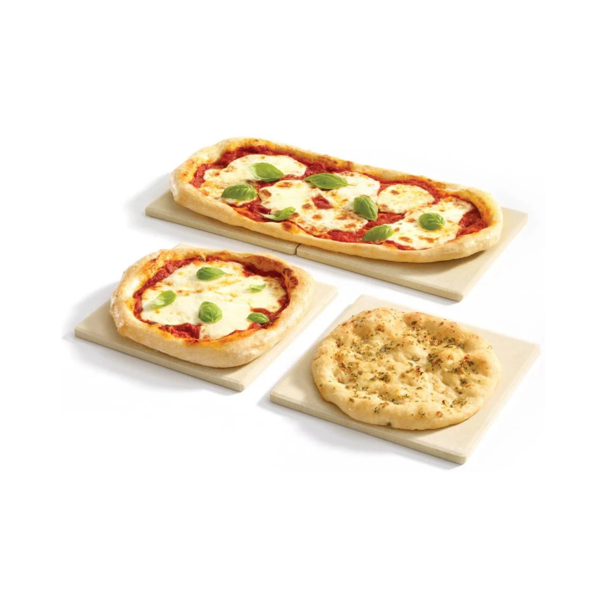 Ensemble de 4 pierres à pizza - Ricardo
