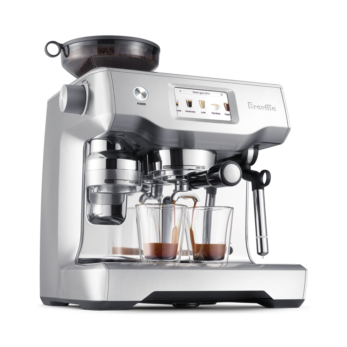 Machine à espresso Oracle® Touch en acier inoxydable brossé  – Breville