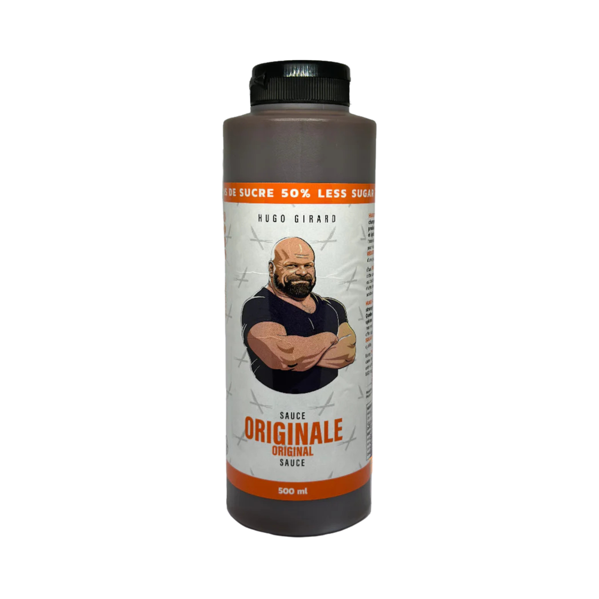 Sauce originale -50% de sucre 500 ml - Pat BBQ x Hugo Girard