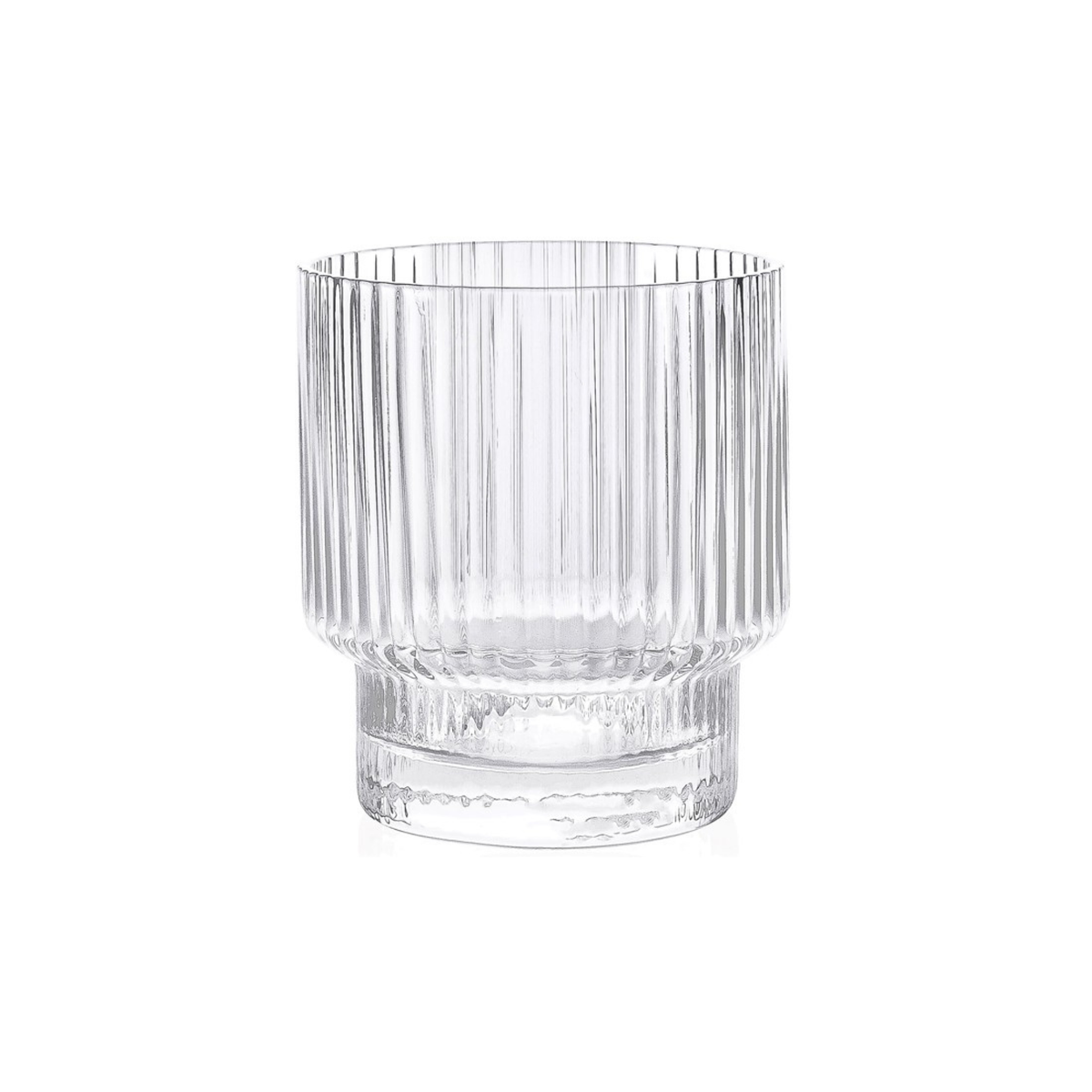 Ensemble de 4 verres old-fashioned côtelés 340 ml - Brilliant