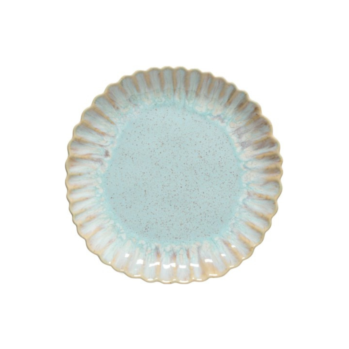 Assiette à salade Mallorca bleu mer 21,3 cm - Costa Nova