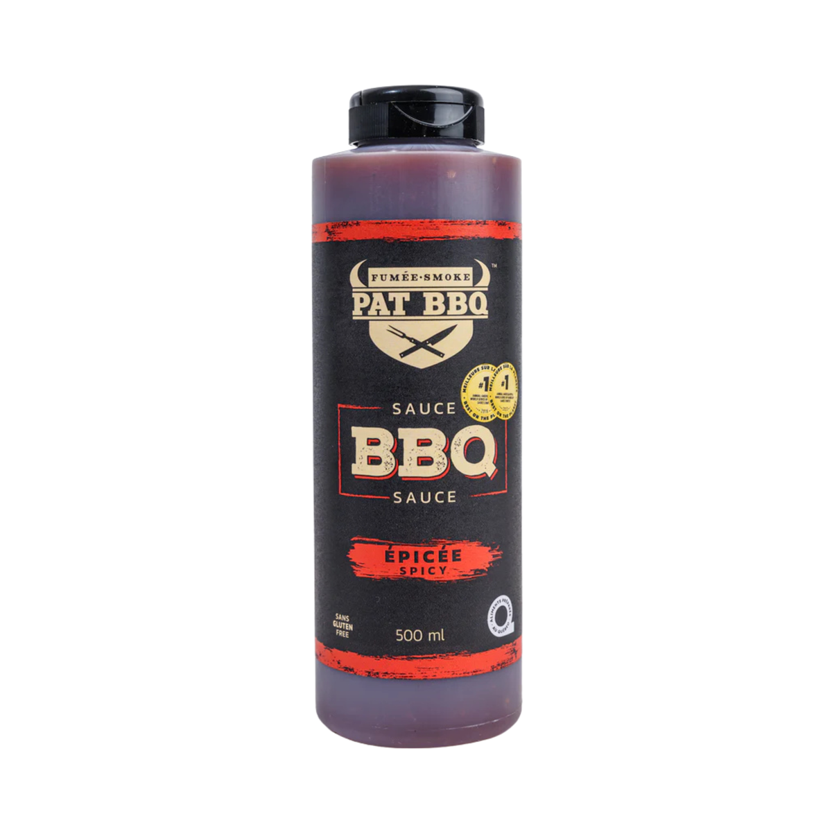 Sauce BBQ épicée 500 ml - Pat BBQ