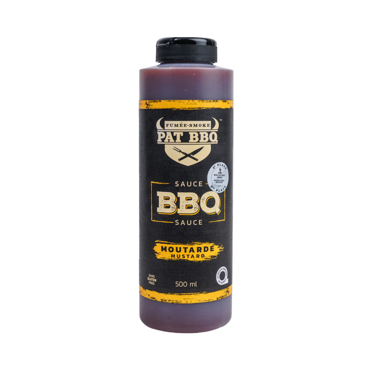 Sauce BBQ moutarde 500 ml - Pat BBQ